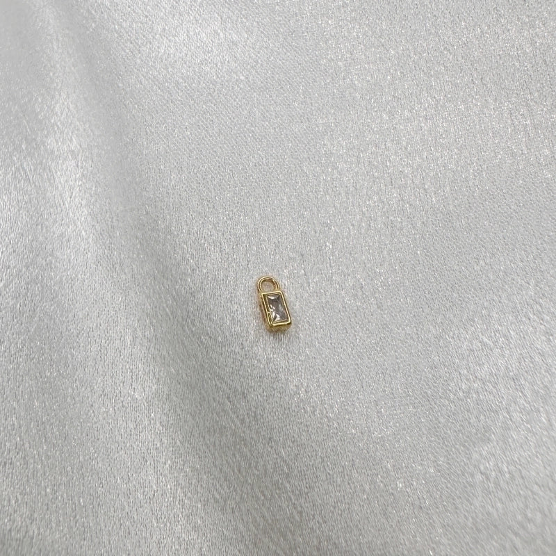 1 Piece 925 Sterling Silver Zircon 22K Gold Plated Rhodium Plated Round Dots Water Droplets Heart Shape Pendant