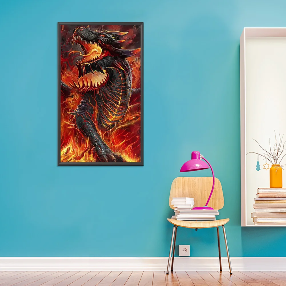 Full Square Diamond Painting 40*70cm - Dragon