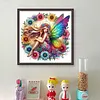 Butterfly Fairy-11CT Stamped Cross Stitch 45*45cm/17.72*17.72in