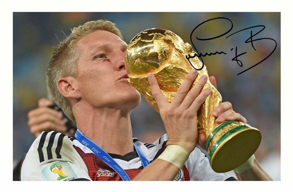 BASTIAN SCHWEINSTEIGER - GERMANY AUTOGRAPH SIGNED Photo Poster painting POSTER PRINT