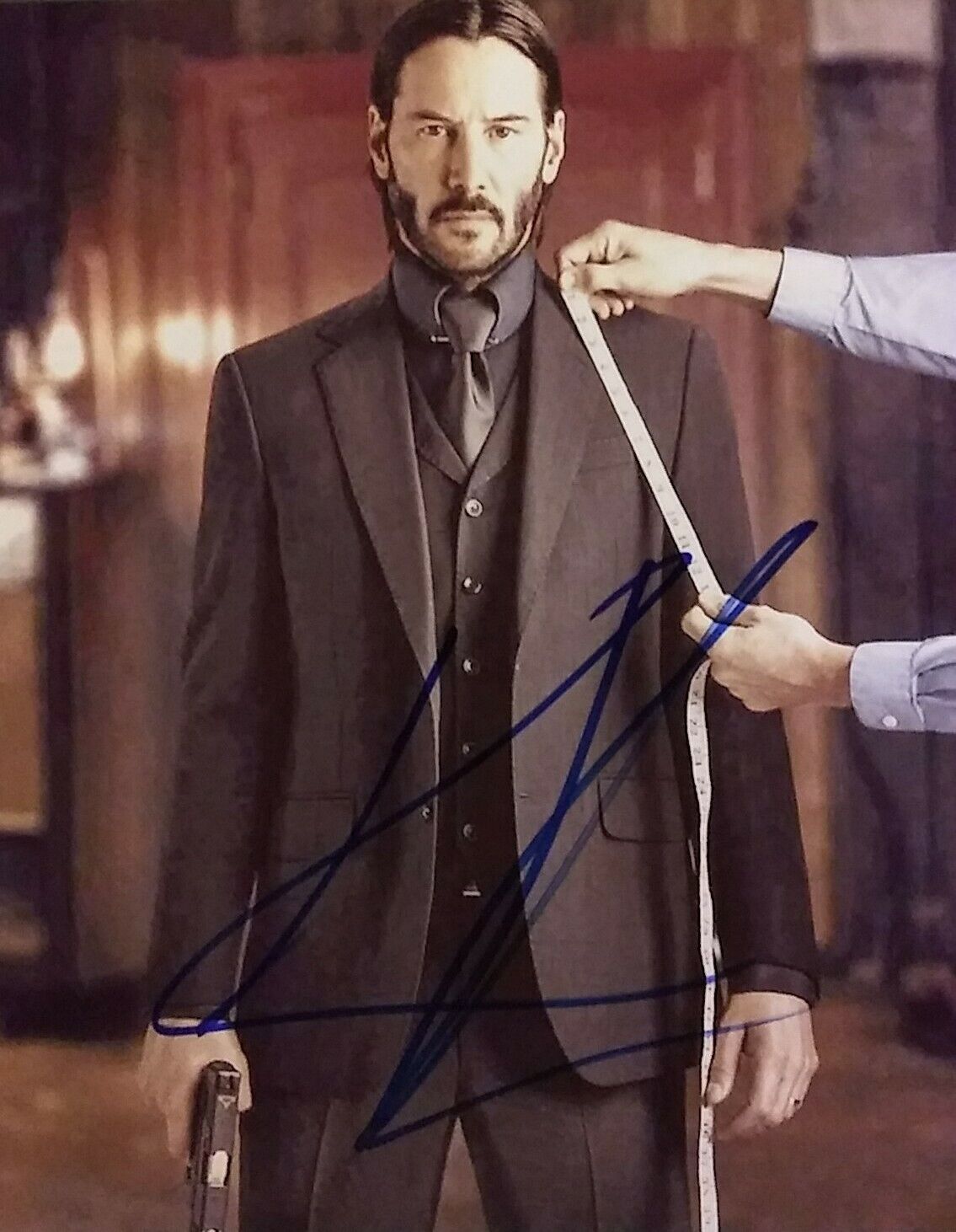 Keanu Reeves signed 8x10