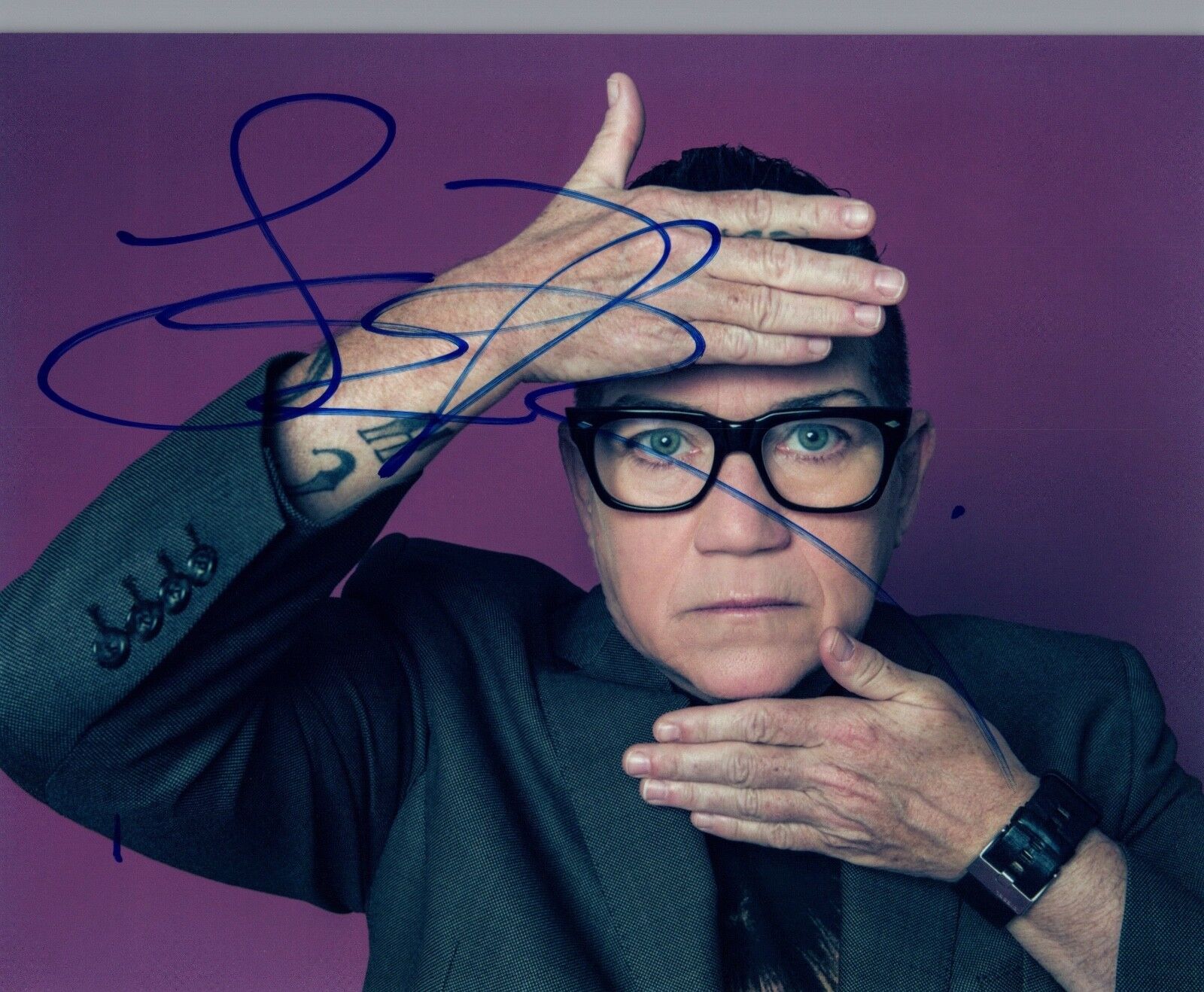 Lea DeLaria Signed Autograph 8x10 Photo Poster painting ORANGE IS THE NEW BLACK Comedian COA AB