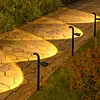Solar Pathway Lights Decorative Path Light Solar Powered Outdoor Landscape Lighting for Driveway Lawn Patio Garden Yard