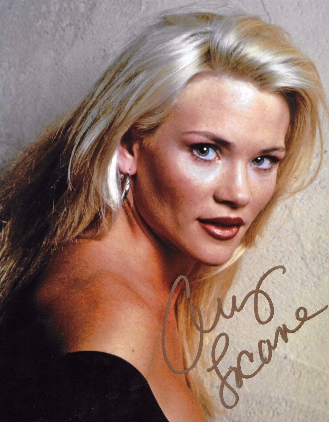 Amy Locane Signed 8x10 Photo Poster painting - Melrose Place / Cry Baby BABE - SEXY! H469