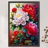 Peony - 9CT Partial Beaded Cross Stitch Kit(50x71cm)