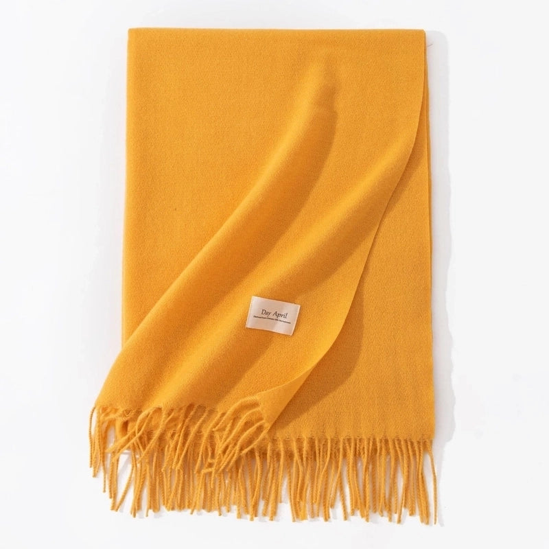 Scarf Winter Warm Windproof Shawl Women’s High-end Korean Style Women’s Cashmere Scarf