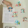 6Pcs Schildkr&ouml;te - 5d DIY Handwerk Aufkleber Magnet