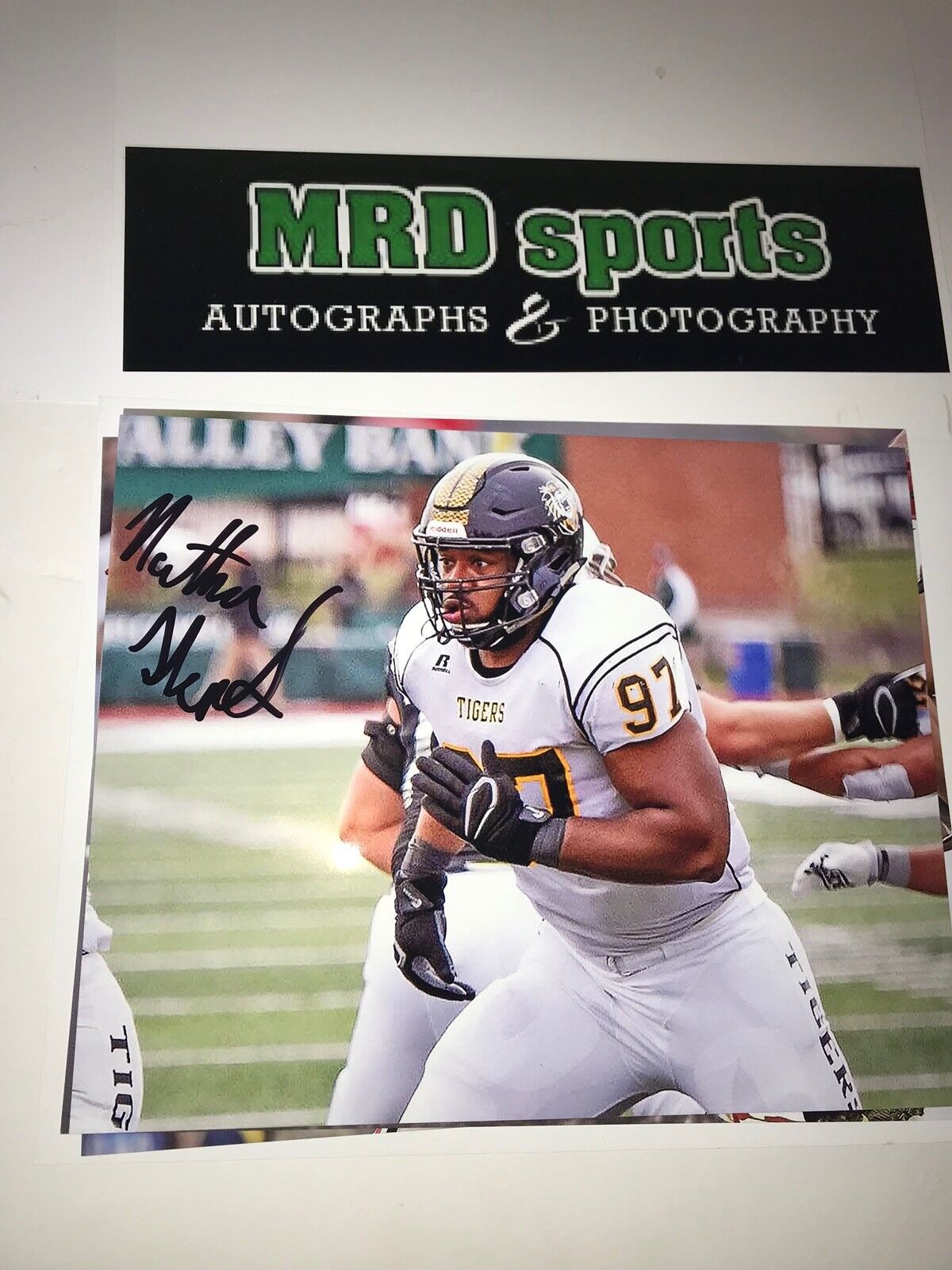 Nathan Shepherd Ft Hays State Hand signed autographed 8x10 football Photo Poster painting