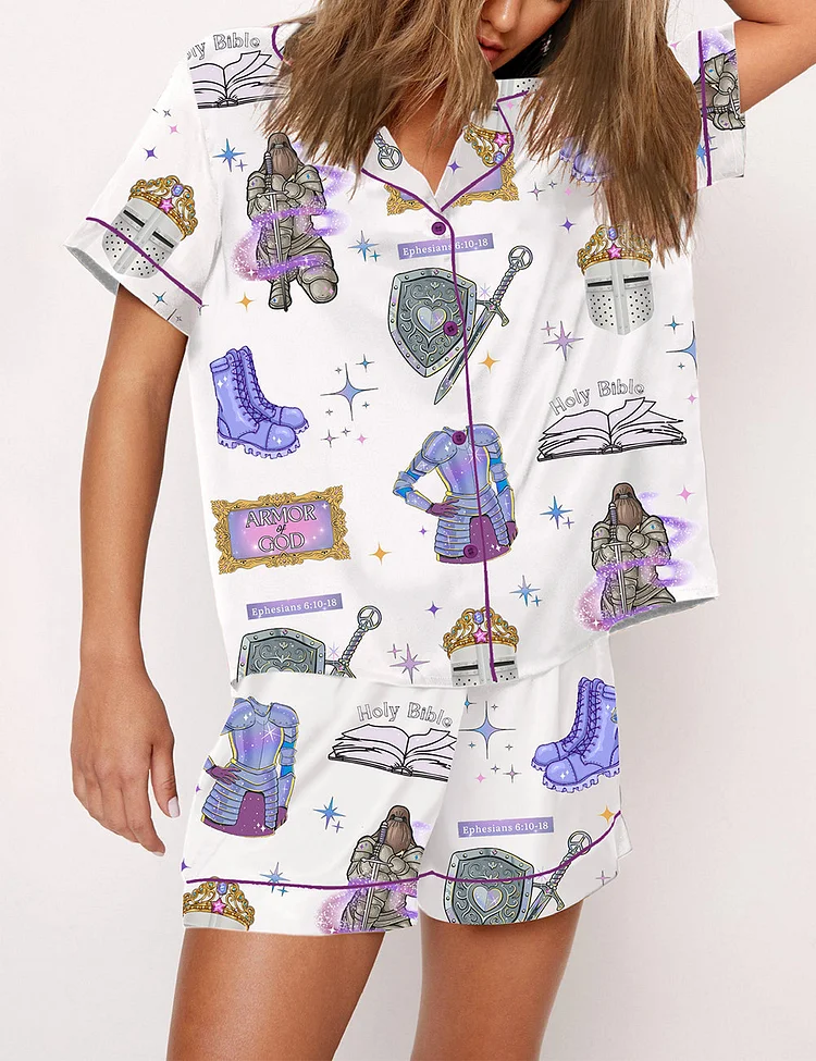 Women's Colorful Paws Dog Mama Pajama Set