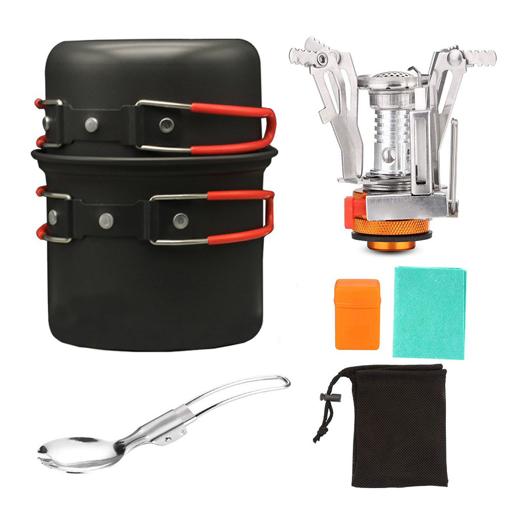 

Outdoor Camping Cookware Set Cooking Stove Kit Travel Pot for 2-3 Person, 501 Original