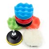 8Pcs/Set Polishing Pad Polish Buffer Drill Wheel Sponge Buffing Waxing Pad