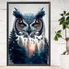 (40*60cm)Owl - Round AB Drill Diamond Painting