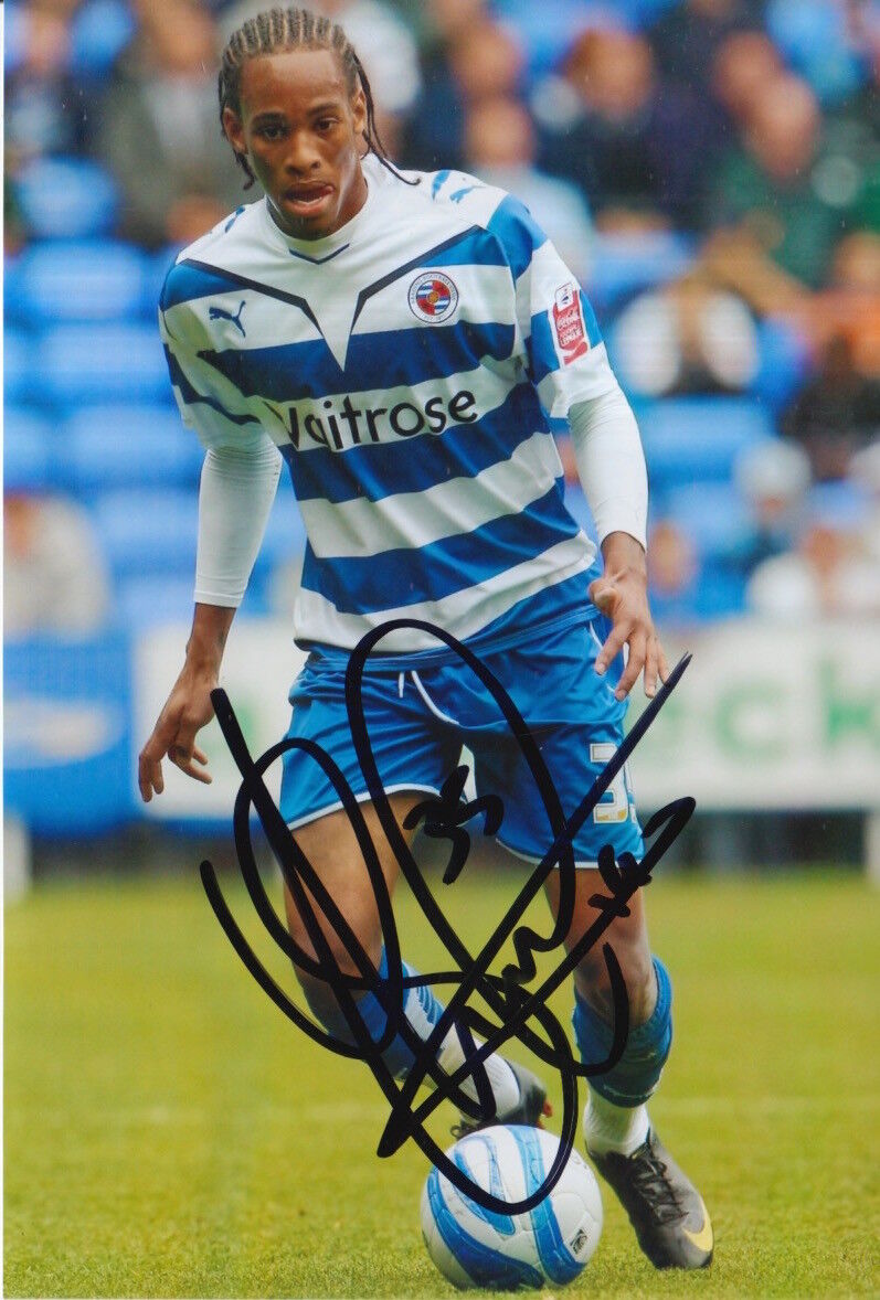 READING HAND SIGNED SHAUN CUMMINGS 6X4 Photo Poster painting 3.