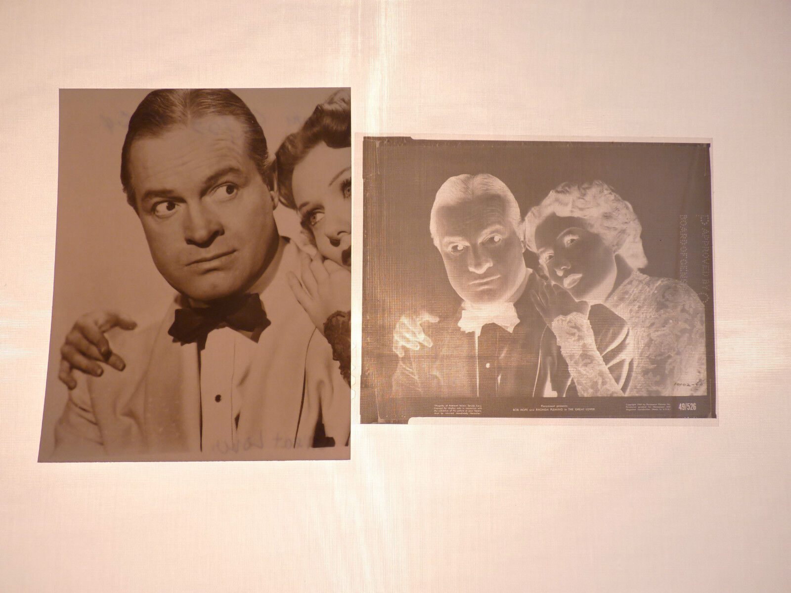 The Great Lover Movie Bob Hope (1) Photo Poster painting (1) Negative Lot