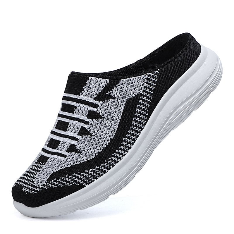 New spring and summer fly-woven mesh breathable lazy shoes
