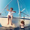 Boat Ladders Foldable Water Ladder Marine Rope Ladder for Fishing Boarding Swim
