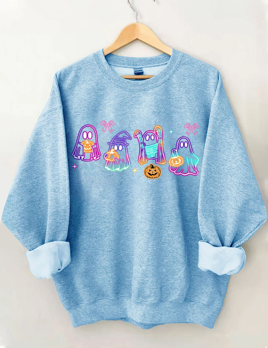 Halloween Ghost Neon Sweatshirt