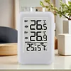 Wireless Weather Station Temperature and Humidity Monitor 100m Range for Desktop