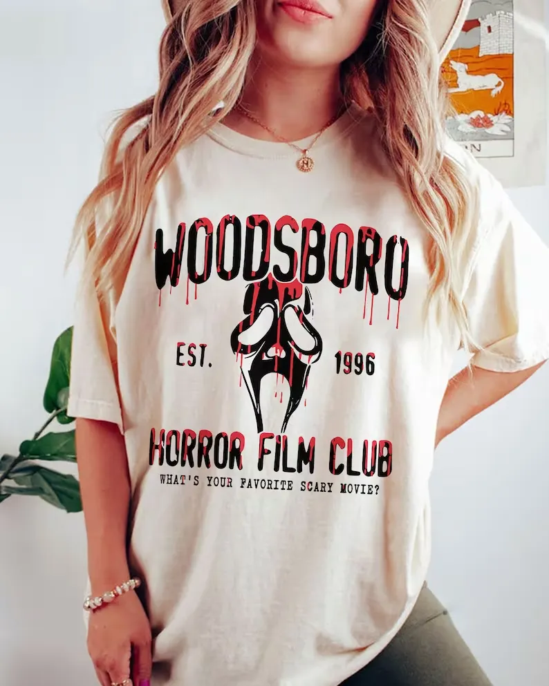 Comfort Colors Woodsboro Horror Club Shirt
