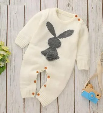 Baby Girl Romper Knitted Newborn Baby Clothes Romper With Hat Infant Toddler Jumpsuit For Kids Cotton Toddler Boys Jumpsuit