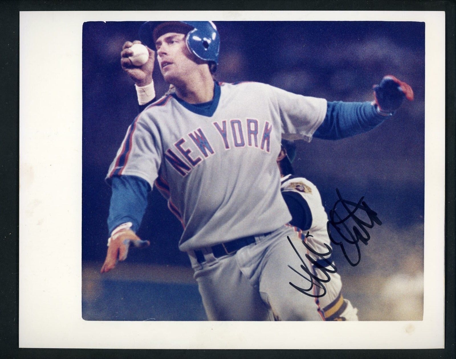 Kevin Elster Signed Autographed 8 x 10 Original Photo Poster painting New York Mets