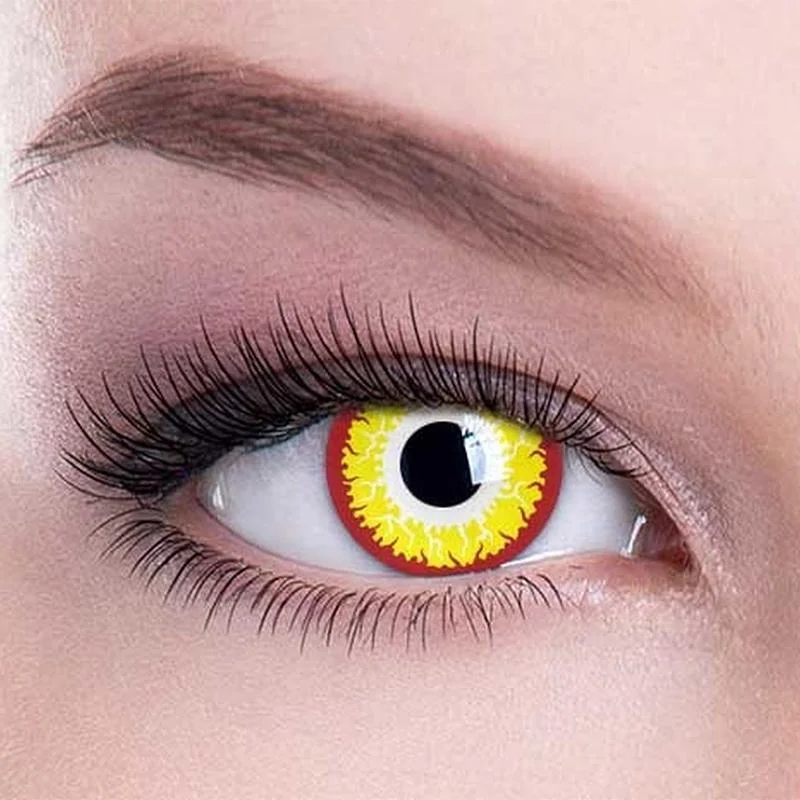 cosplay fireworks golden contacts (12 months) contact lenses