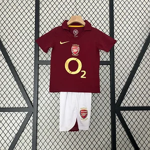 2005/2006 Retro Arsenal Home Football Shirt 1:1 Thai Quality Kids Size