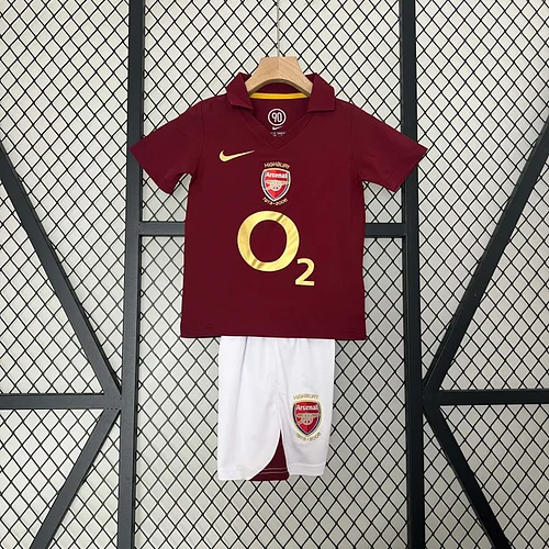 2005/2006 Retro Arsenal Home Football Shirt 1:1 Thai Quality Kids Size