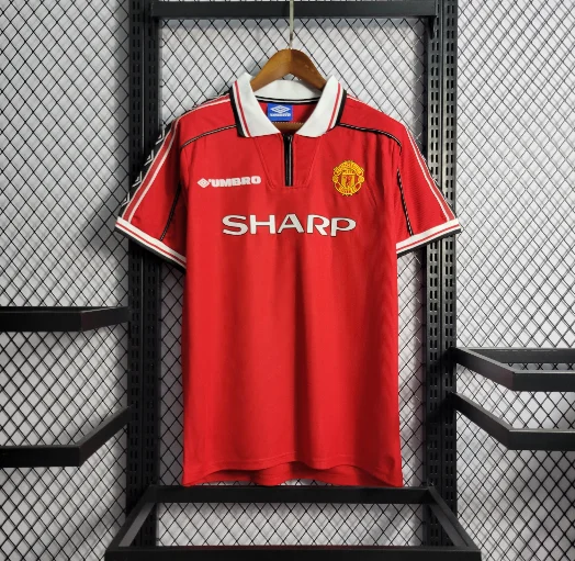1998/1999 Manchester United Retro home Football T-Shirt