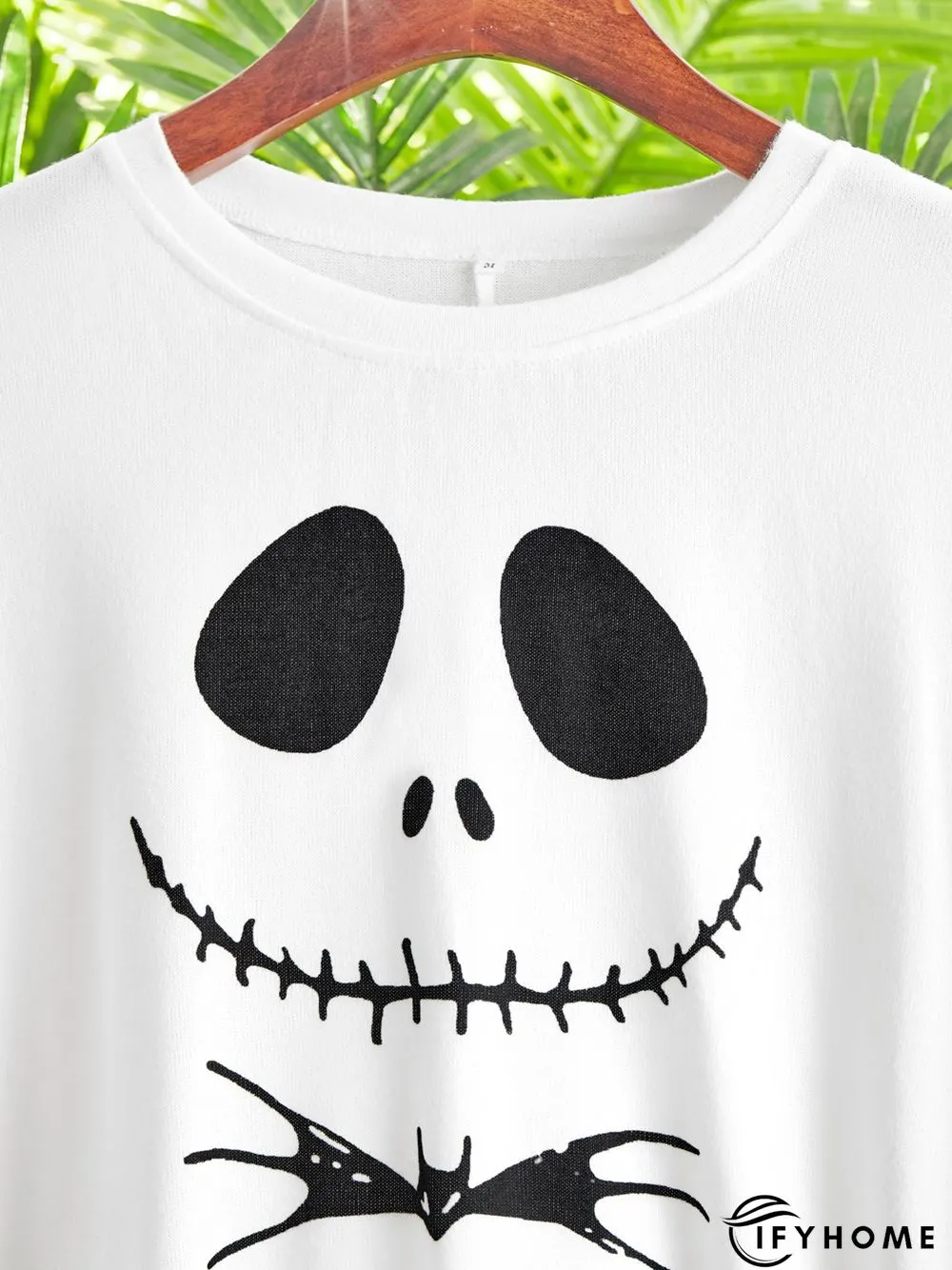 Halloween skull comfortable loose and casual dress | IFYHOME