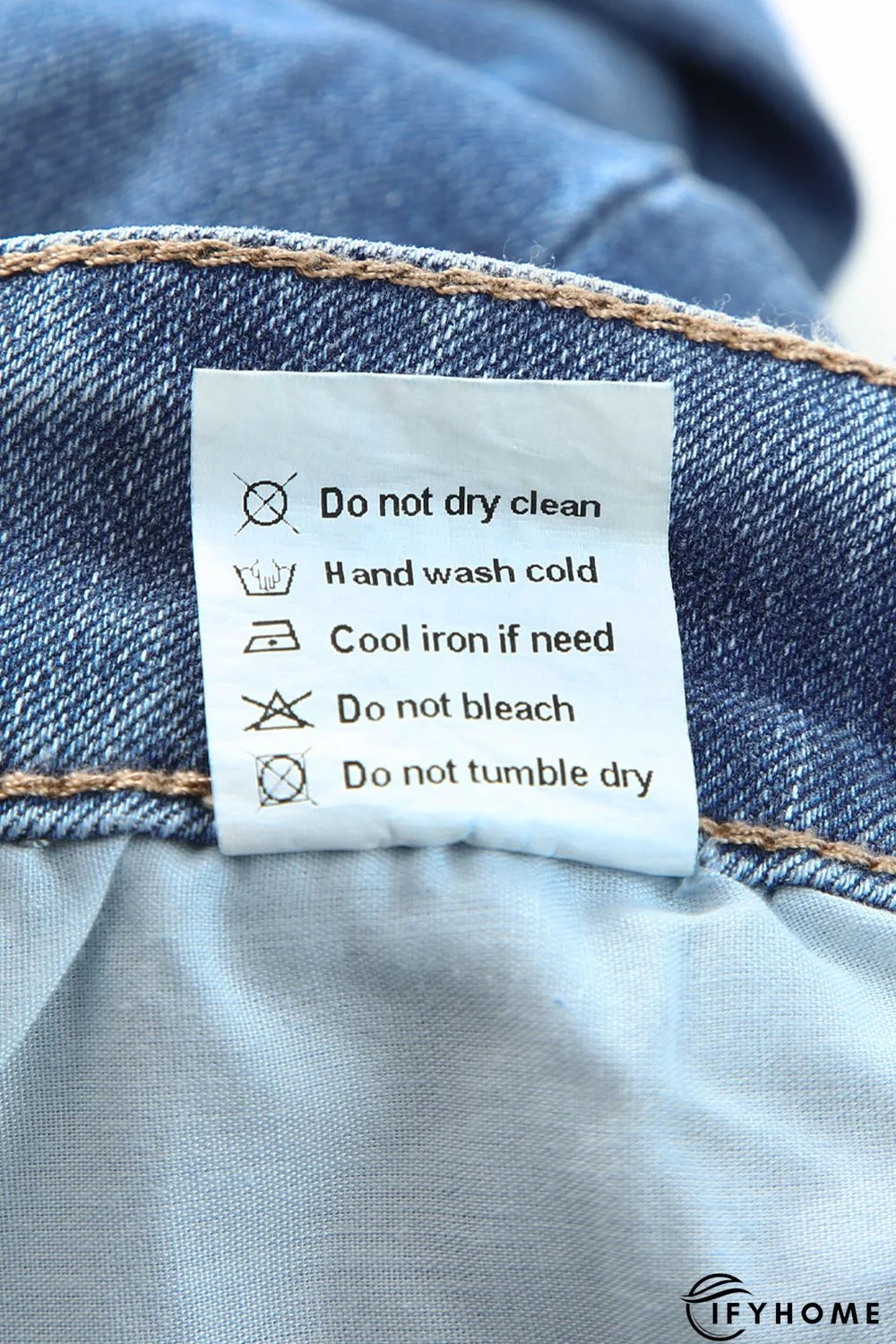 Sky Blue Plus Size Distressed Flare Jeans | IFYHOME