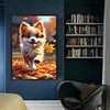 (Multi-Style) Flowers Dog-11CT Counted Cross Stitch 40*50cm/40*60cm