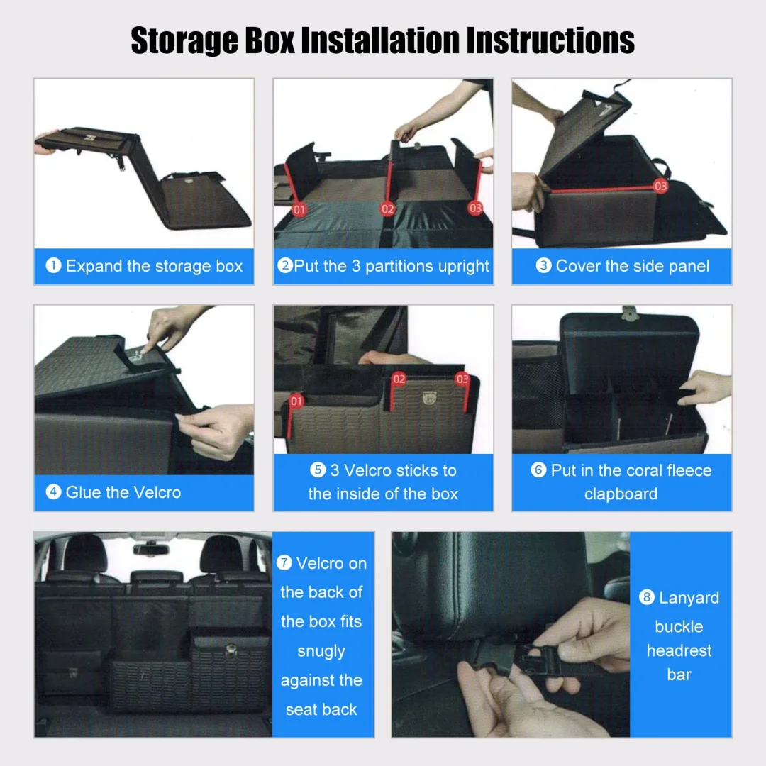 Automobile Trunk Storage Bag Hanging Net