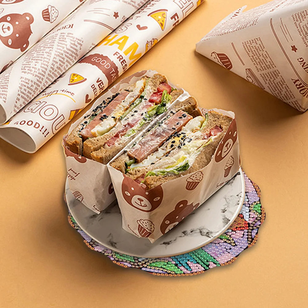 DIY Hummingbird Double Sided Wooden Diamond Painting Hanging Pendant for Wall Decor