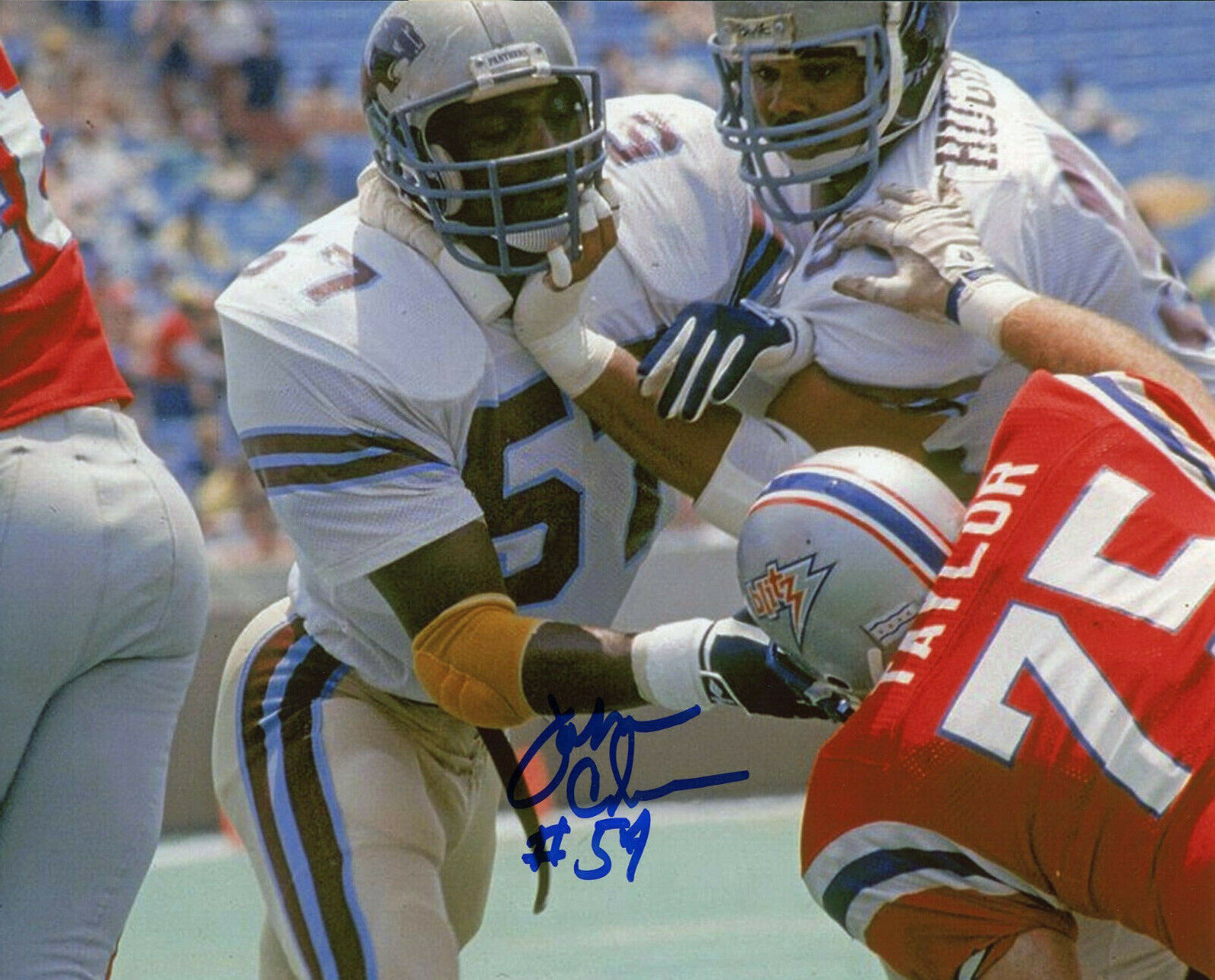 John Corker autographed 8x10 Michigan Panthers#3