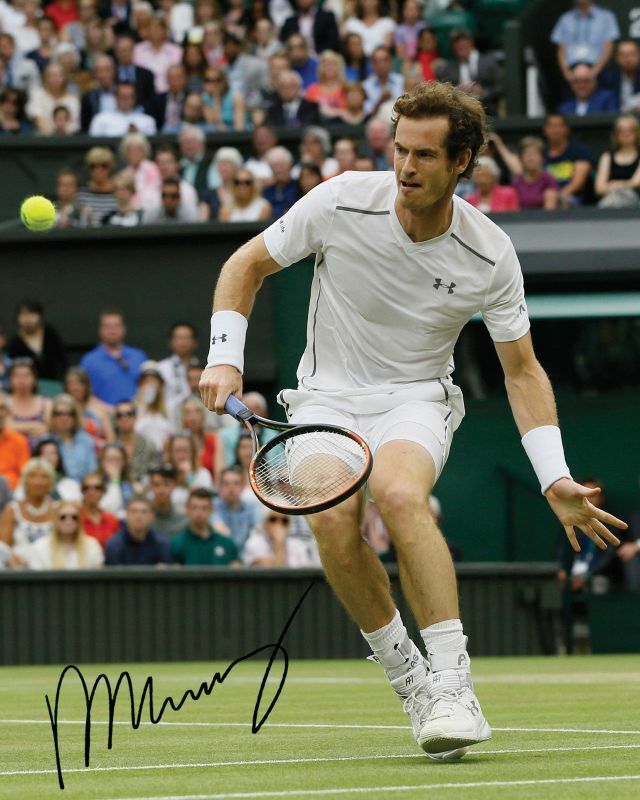 Andy Murray Autograph Signed Photo Poster painting Print