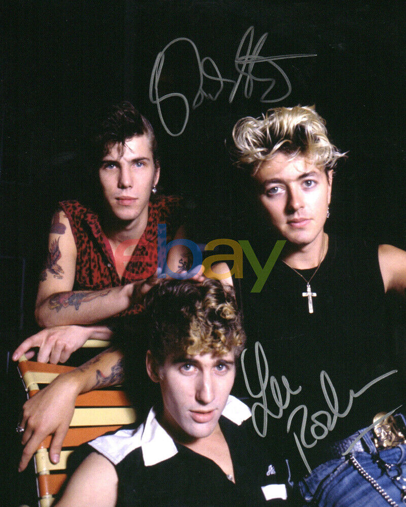 GFA Stray Cats Frontman  BRIAN SETZER & LEE ROCKER  Signed 8x10 Photo Poster painting AD2 reprin