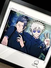 3D Decorative Paint of Friendship Satoru Gojo & Suguru Geto - Jujutsu Kaisen Decorative Painting - momo Studio
