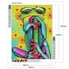 Diamond Painting-DIY Full Round Drill Green Frog(35x45cm)