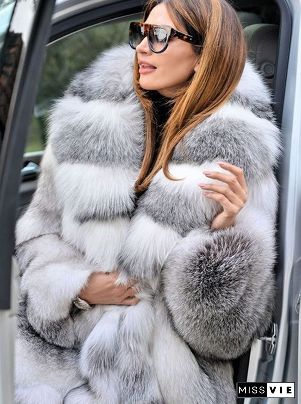 Fur Coat Warm Winter Coats for Women Womens Coats and Jackets Plus Size Hooded White One Piece of Fur Abrigos De Mujer Chaquetas De Mujer Casacos De Inverno Feminino