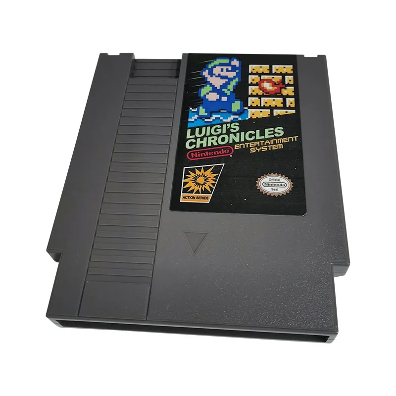 Luigi's Chronicles For Nintendo NES - 8 Bit Game Cartridge