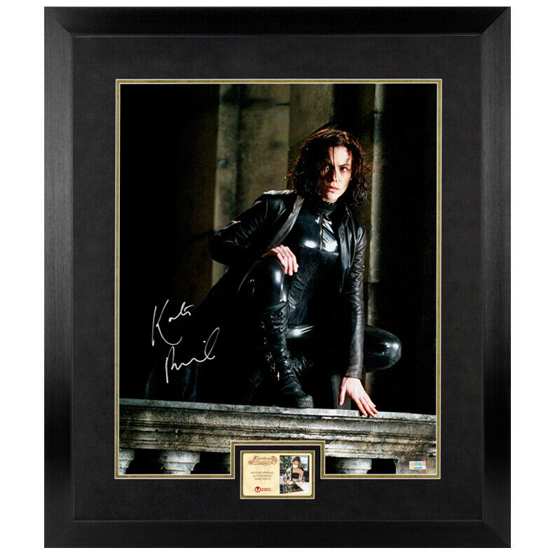 Kate Beckinsale Autographed Underworld Selene in the Shadows 16×20 Framed Photo Poster painting