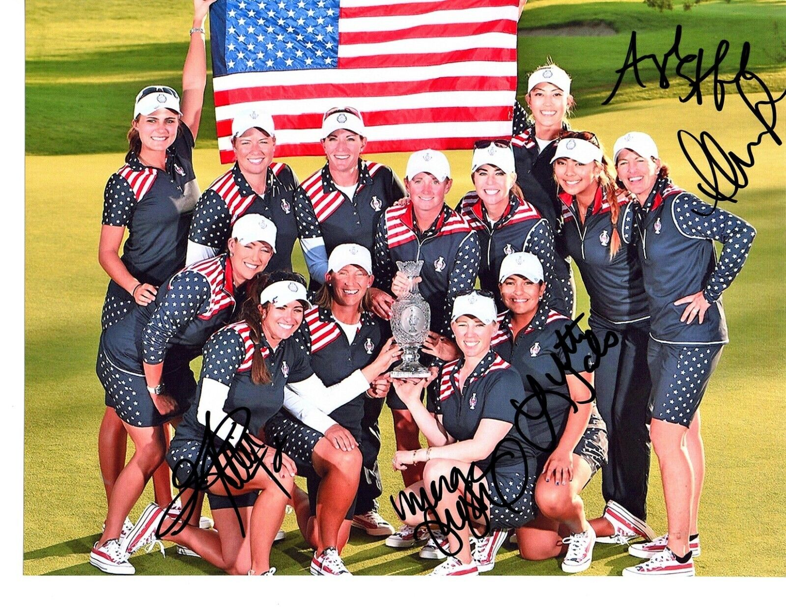 2015 U.S. Solheim Cup team signed autographed 8x10 golf Photo Poster painting Gerina Piller