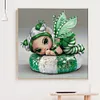 Diamond Painting -DIY Round Drill Doll with Large Eyes