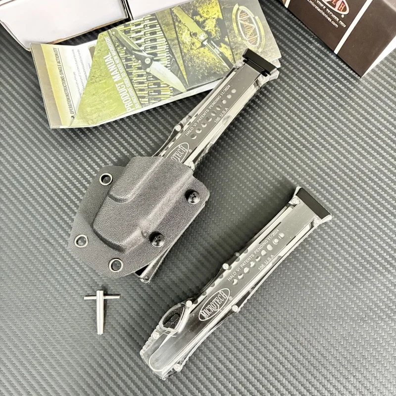 Hot Selling Microtech Micro Technology Halo6 Aluminum Alloy Transparent Tool Handle Outdoor Edc Tool Otf Accessories