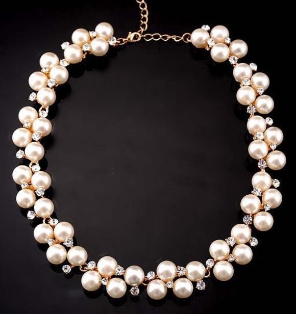 Casual Wedding Imitation Pearl Necklace