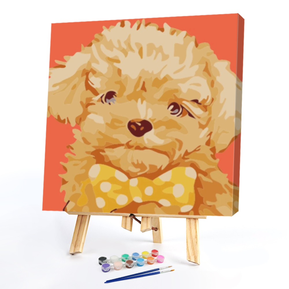 

20*20CM - Paint By Numbers - Dog, 501 Original