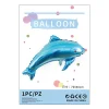 10PCS Ocean World Cartoon Mermaid Shark Dolphin Shell Fish Themed Party Aluminum Film Balloons Festive Decors