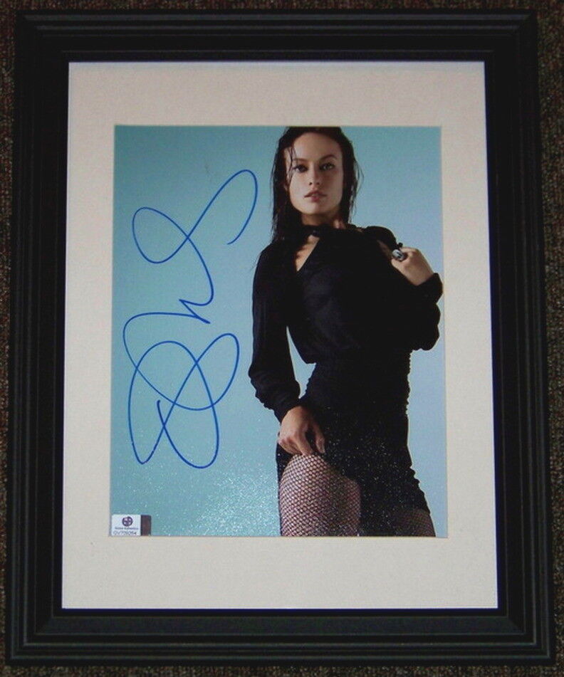 FLASH SALE! Olivia Wilde Signed Autographed Framed 8x10 Photo Poster painting GA GVA GAI COA!