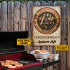Personalized Grilling Smoke House Got \'Em Customized Classic Metal Signs